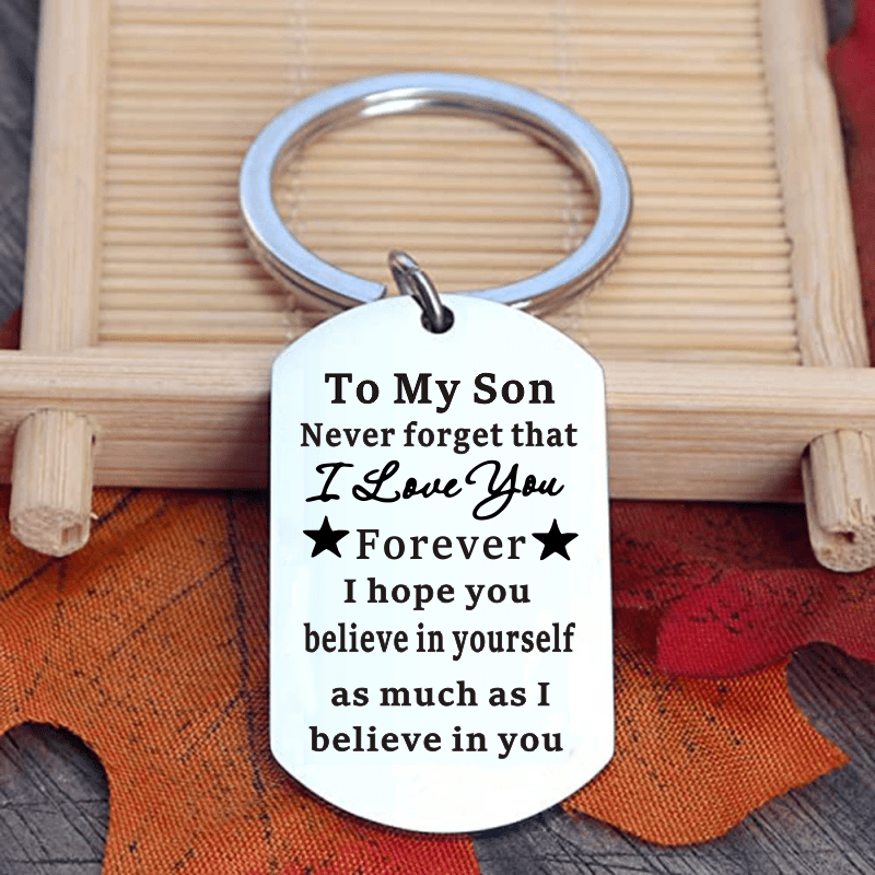 Inspirational Metal Keychain Pendant Gift for Birthday or Christmas