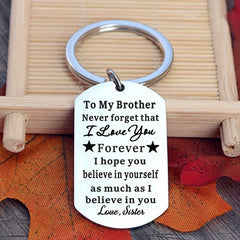 Creative Brother From Sister Keychain Gift