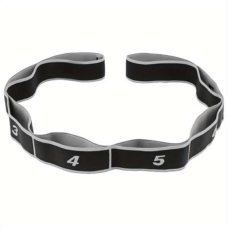 Yoga Elastic Resistance Band 8 Rings Home Gym Stretching Tension Fitness