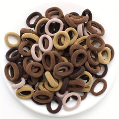 100pcs Colorful Elastic Hair Ties Party Gift For Girls