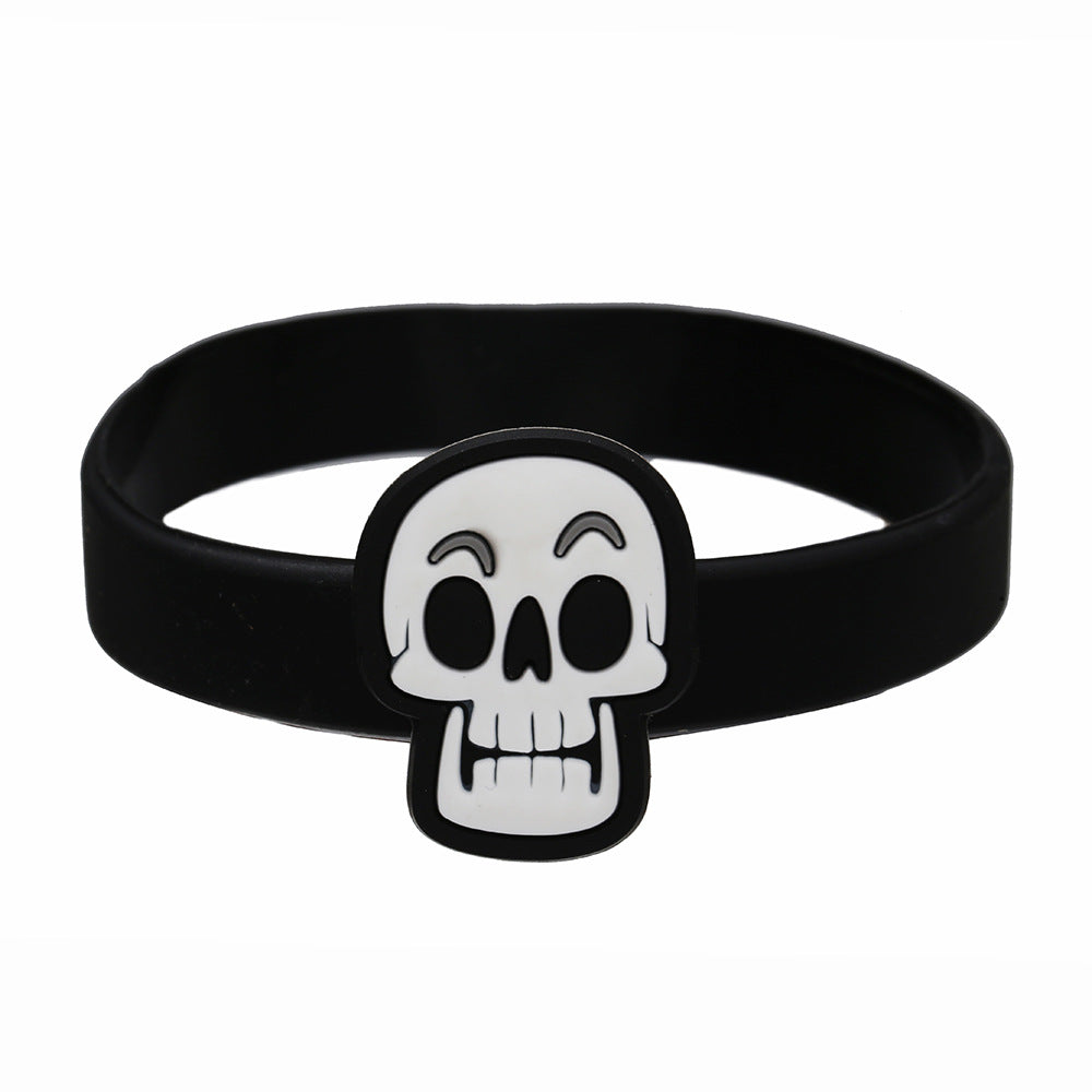 Halloween Cartoon Ghost Silicone Bracelet