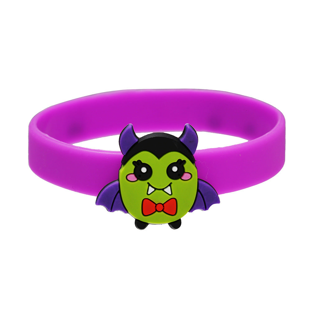 Halloween Cartoon Ghost Silicone Bracelet
