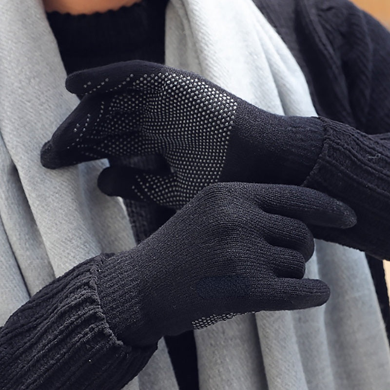Winter Touch Screen Gloves Anti Slip Acrylic Knitted Magic Gloves