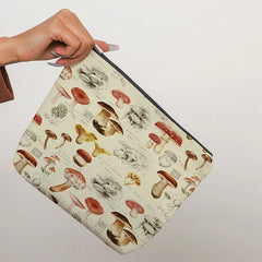 Flower Printed Makeup Bag Cosmetics Organizer Storage Bag for Travel