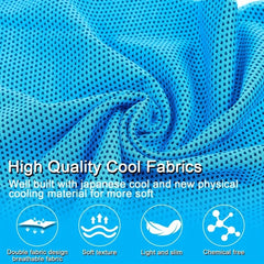 Microfiber Soft Cooling Towels Quick Dry Beach Towels for Exercise Yoga Camping