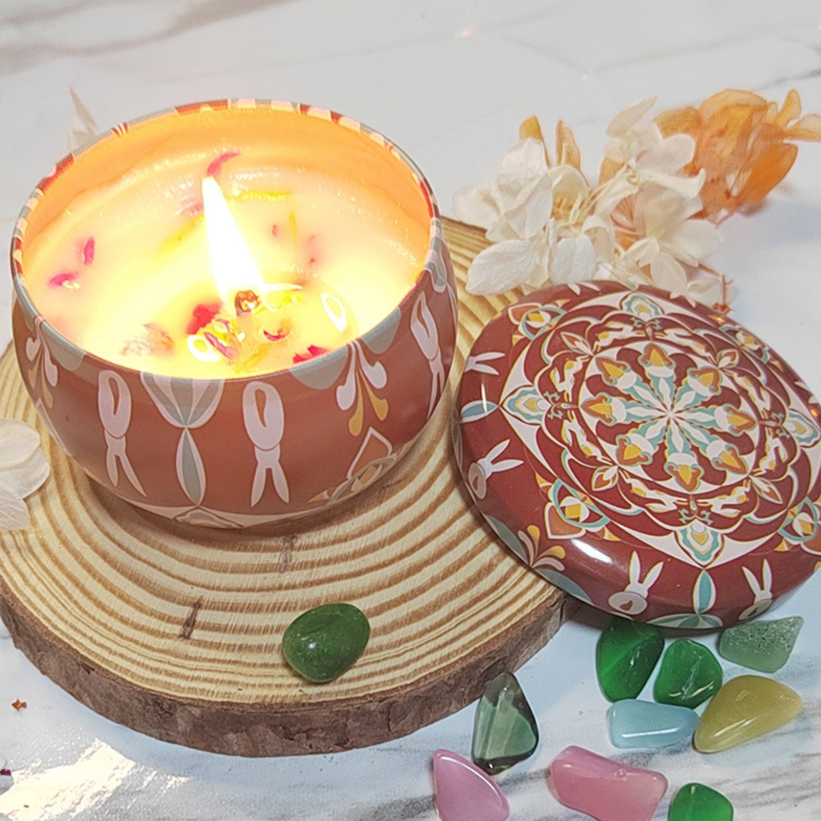 Romantic Scented Candle for Wedding Halloween Christmas Decor