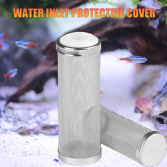 Fish Tank Filter Stainless Steel Inlet Mesh Shrimp Nets
