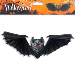 Halloween Bat Party Decoration Ghost Spider Pumpkin Hat Honeycomb Pendant