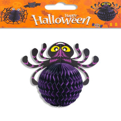 Halloween Bat Party Decoration Ghost Spider Pumpkin Hat Honeycomb Pendant