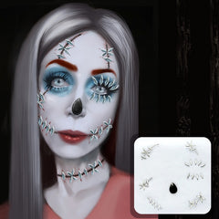 Halloween Face Gem Stickers Fluorescent DIY Party Cosplay Face Paint
