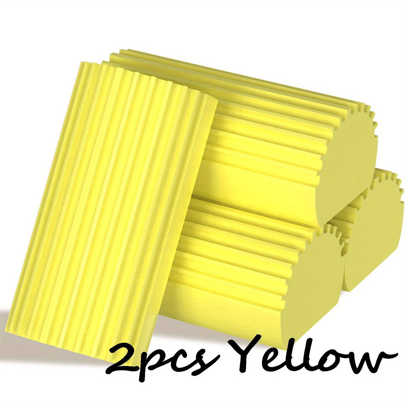 2pcs Damp Clean Duster Sponge Cleaning Brush for Blinds Glass Baseboards Vents