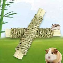Straw Pet Chew Toys for Hamster Rabbit Guinea Pig