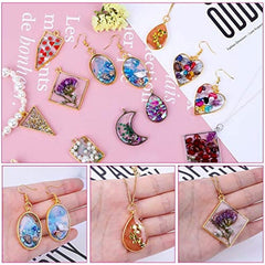 60Pcs Resin Craft Bezels for Jewelry Making