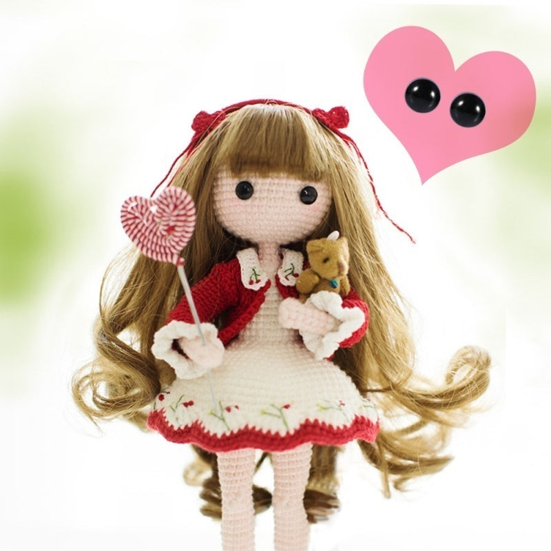 100pcs Plastic Safety Eyes for Bear Dolls Puppets Plush Animals