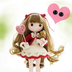 100pcs Plastic Safety Eyes for Bear Dolls Puppets Plush Animals