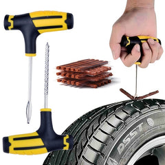 Tubeless Tyre Puncture Repair Kit with Studding Tool Set