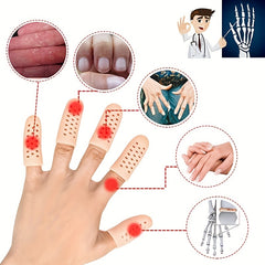 10pcs Pain Relief Finger Protector Foot Silicone Gel Guard Toe Tube Bandage