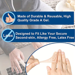 10pcs Pain Relief Finger Protector Foot Silicone Gel Guard Toe Tube Bandage