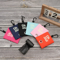 Dog Poop Bag Holder with Clip for Outdoor Walking