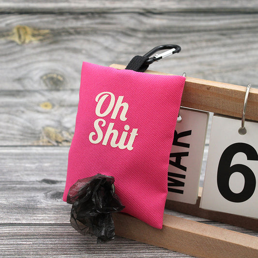 Dog Poop Bag Holder with Clip for Outdoor Walking