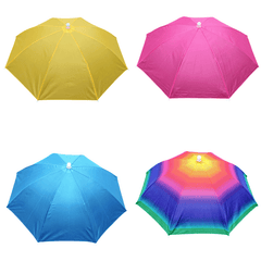 Waterproof Umbrella Hat for Fishing Hiking Golf Beach