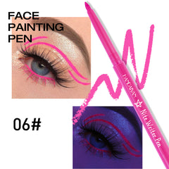 12 Colors Fluorescent Eyeliner Pen UV Waterproof Gel Pen