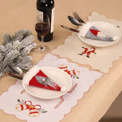 Christmas Santa Claus Tableware Cover Decoration