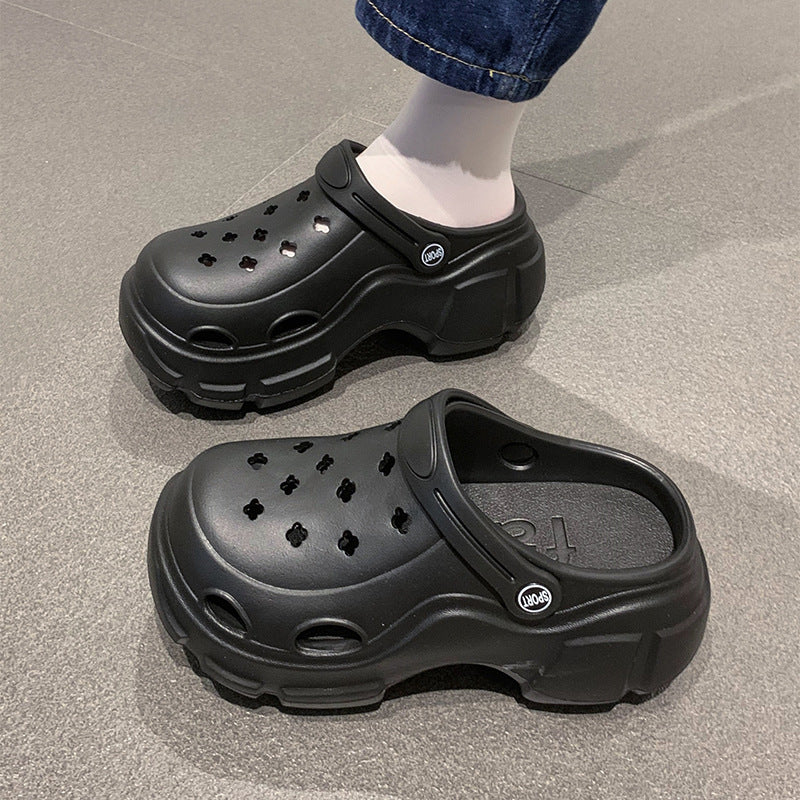 Women's Thick Bottom Beach Hole Shoes Comfortable Sport Sandals