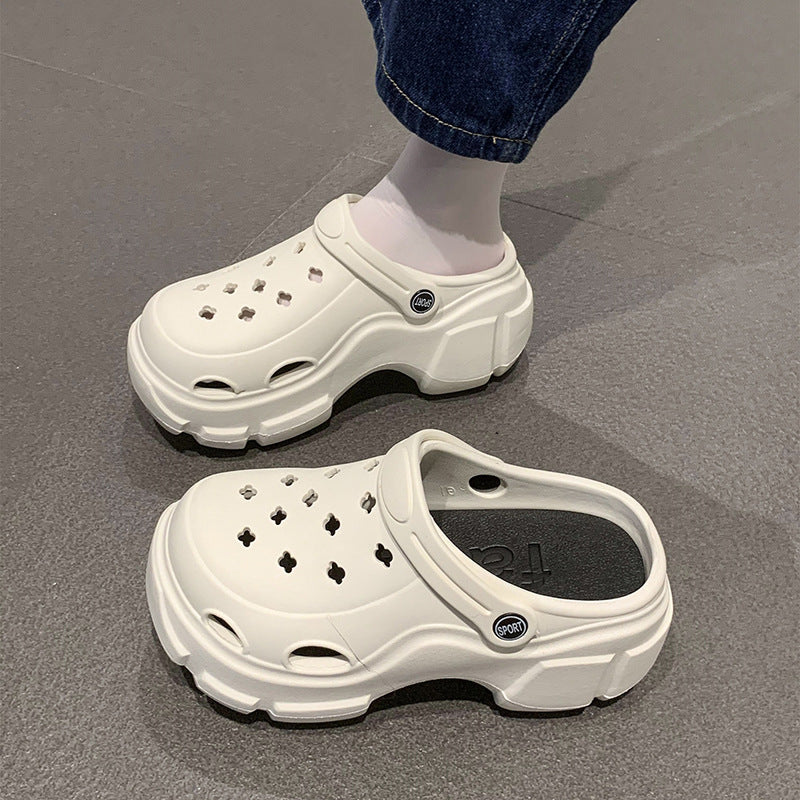 Women's Thick Bottom Beach Hole Shoes Comfortable Sport Sandals