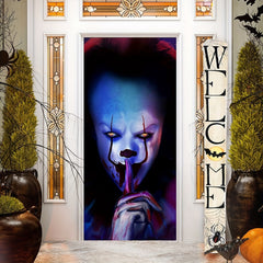 Clown Halloween Banner Trick Or Treat Horror Killer Decoration