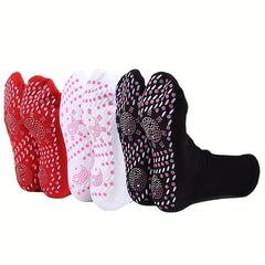 Magnetic Therapy Foot Massage Socks, 5 Pairs Non Slip Grip Socks