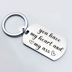 1pc Creative Metal Key Chain Keyring Pendant Gift Funny Birthday Gift