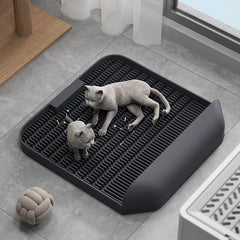 Waterproof Cat Litter Mat with Pocket - Pet Cleaning Supplies