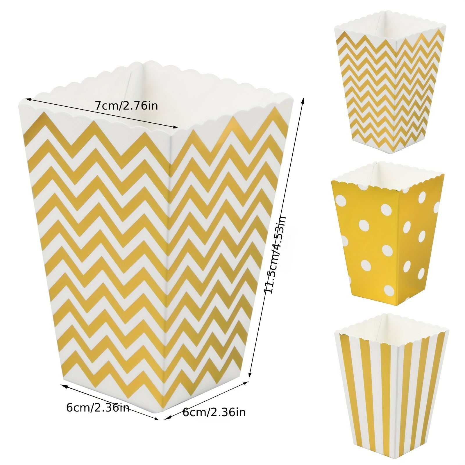 18Pcs Small Popcorn Boxes For Party Movie Nights Carnival Birthday
