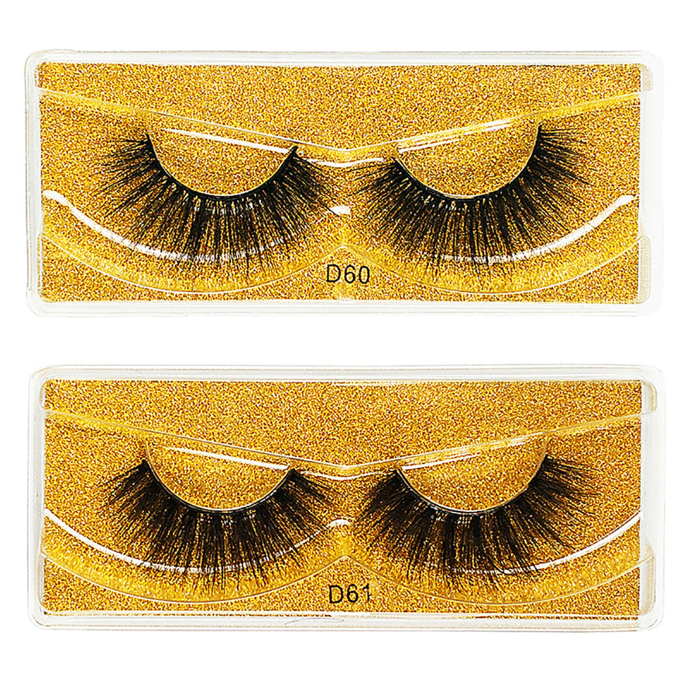 10 Pairs 3D Mink Lashes Natural Thick Fluffy False Eyelashes Makeup