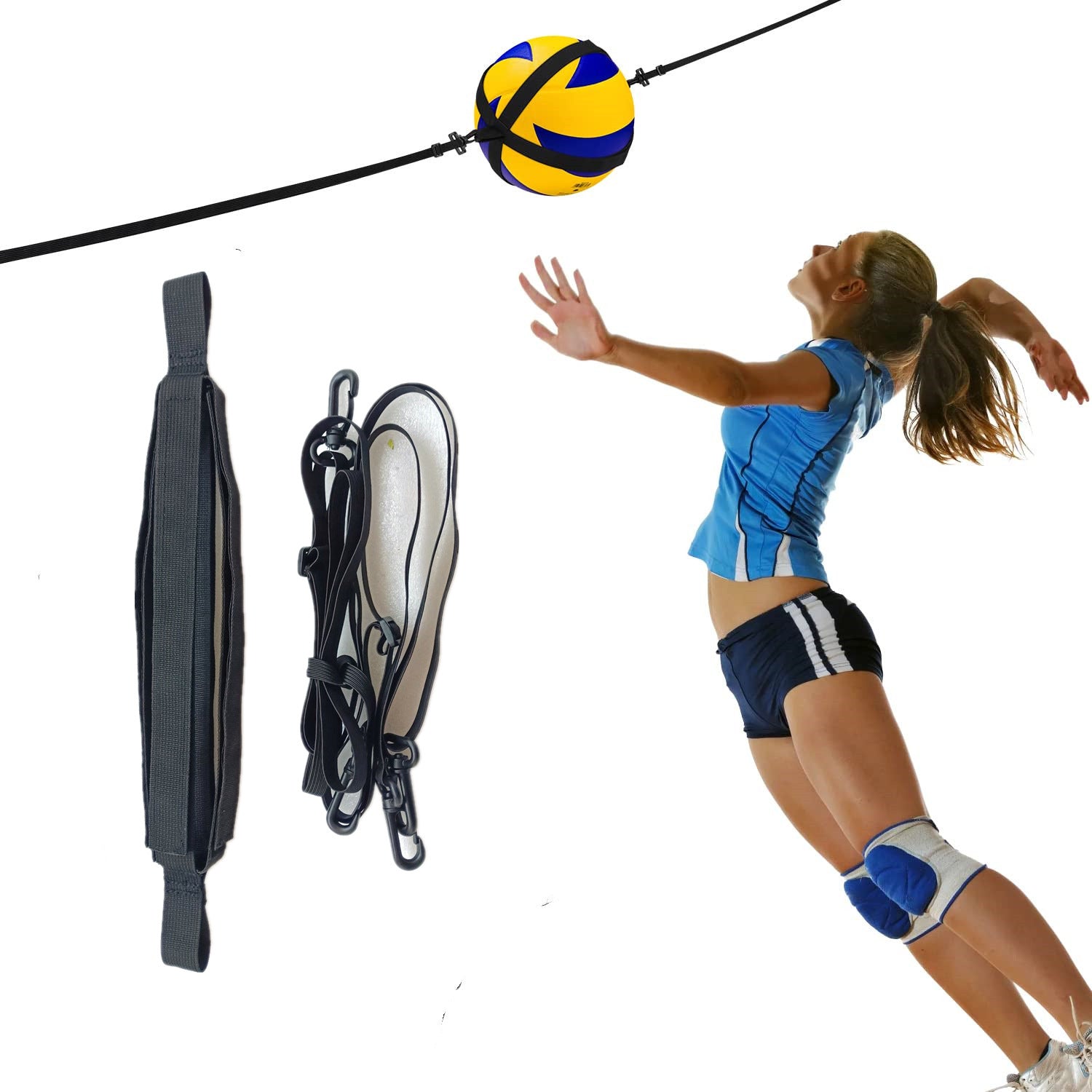 Adjustable Volleyball Spike Trainer for Training
