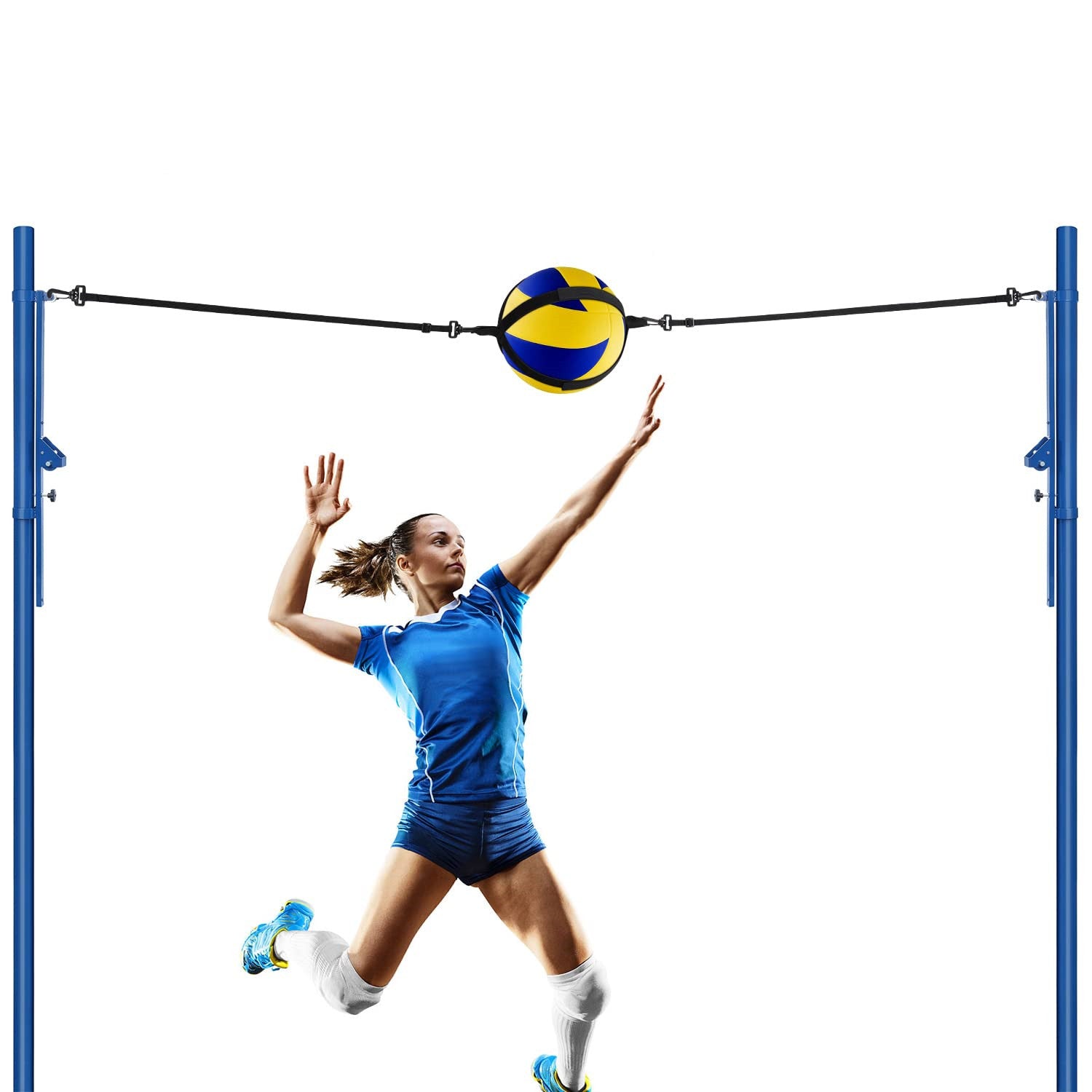 Adjustable Volleyball Spike Trainer for Training