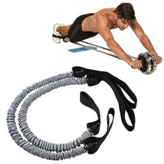 2pcs Elastic Pull Rope Abdominal Muscle Trainer Resistance Rope