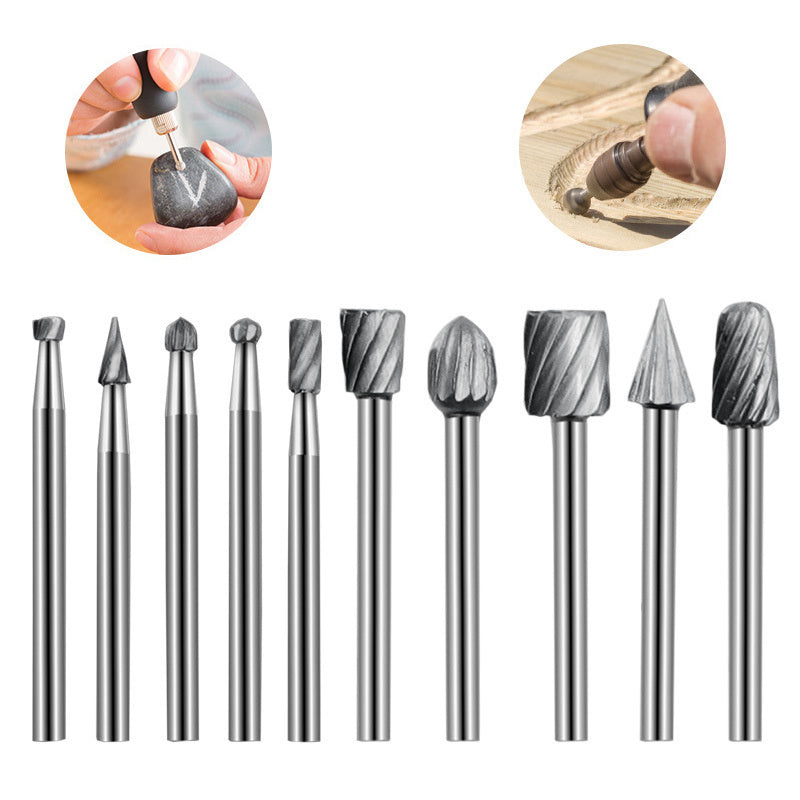 6pcs Rotary File For Steel Milling Cutters For Metal Rat tail File