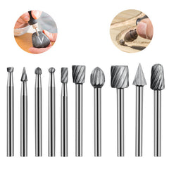 6pcs Rotary File For Steel Milling Cutters For Metal Rat tail File