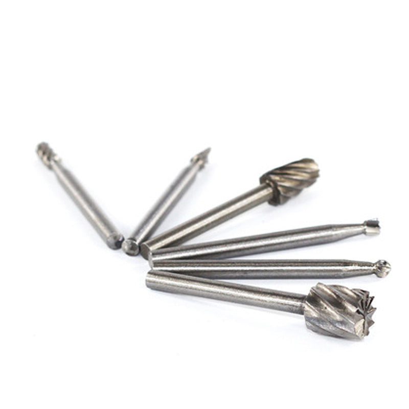 6pcs Rotary File For Steel Milling Cutters For Metal Rat tail File