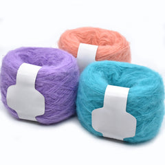 Mohair Yarn for Knitting Crochet Wool Sweater Socks DIY 100g 620m