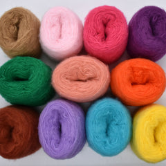 Mohair Yarn for Knitting Crochet Wool Sweater Socks DIY 100g 620m