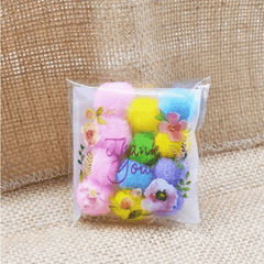 100pcs Translucent Self-adhesive Baking Packaging Bag for Biscuits & Nougat
