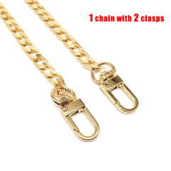 Iron Handbag Purse Chain Leather Bag Strap Handle Shoulder Straps Replacement