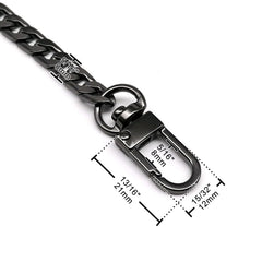 Iron Handbag Purse Chain Leather Bag Strap Handle Shoulder Straps Replacement