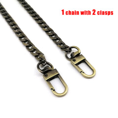 Iron Handbag Purse Chain Leather Bag Strap Handle Shoulder Straps Replacement
