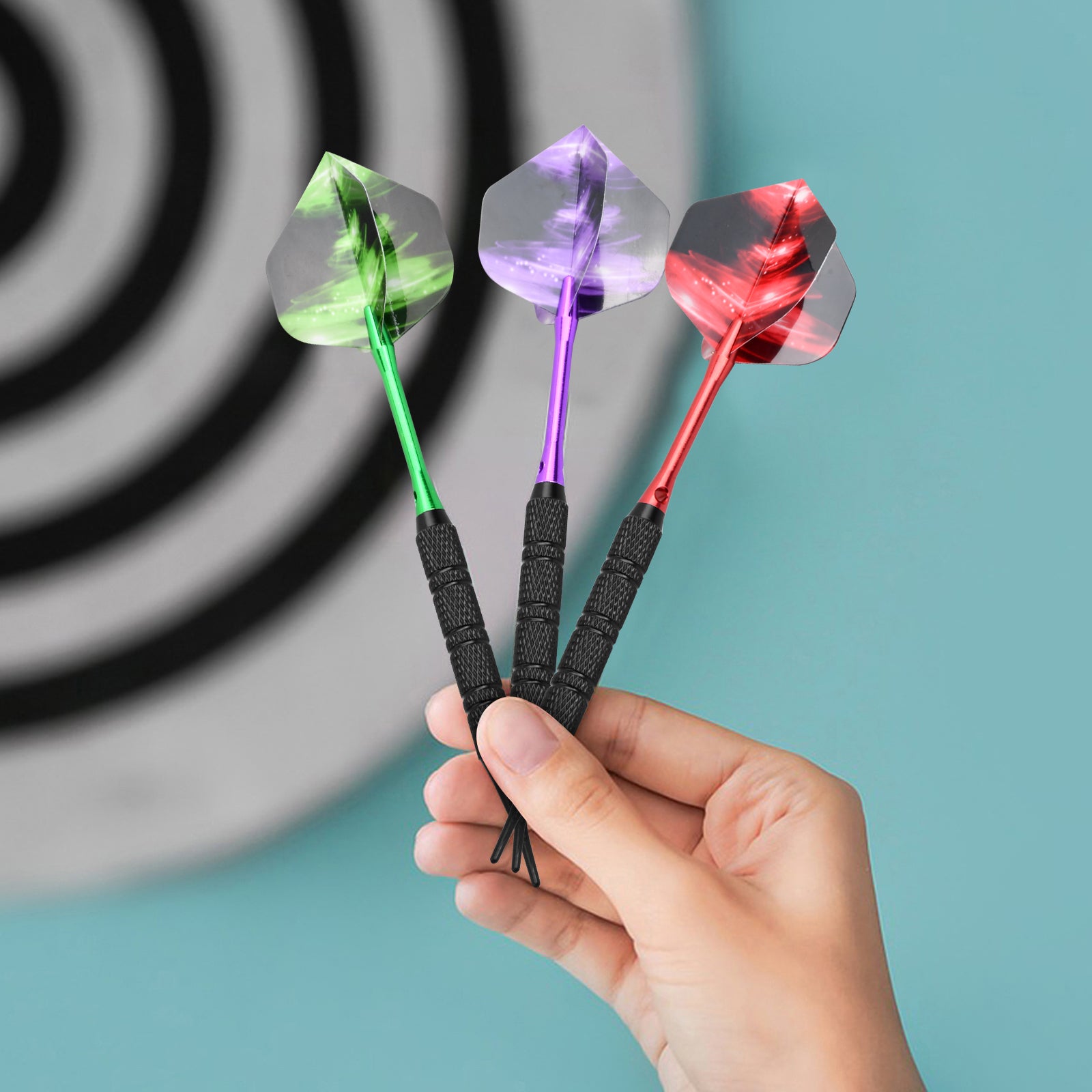 Professional Soft Darts Set 12 Pcs w/ Accessories & Bag
