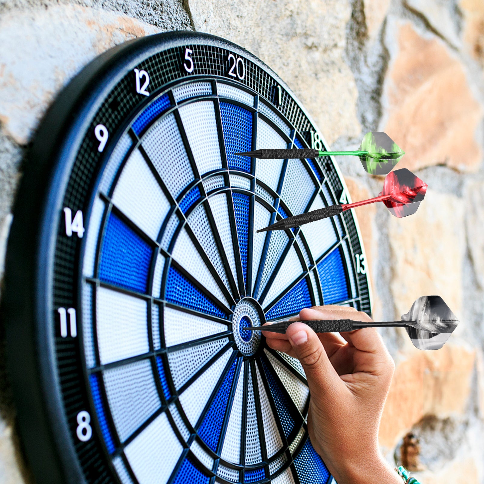 Professional Soft Darts Set 12 Pcs w/ Accessories & Bag