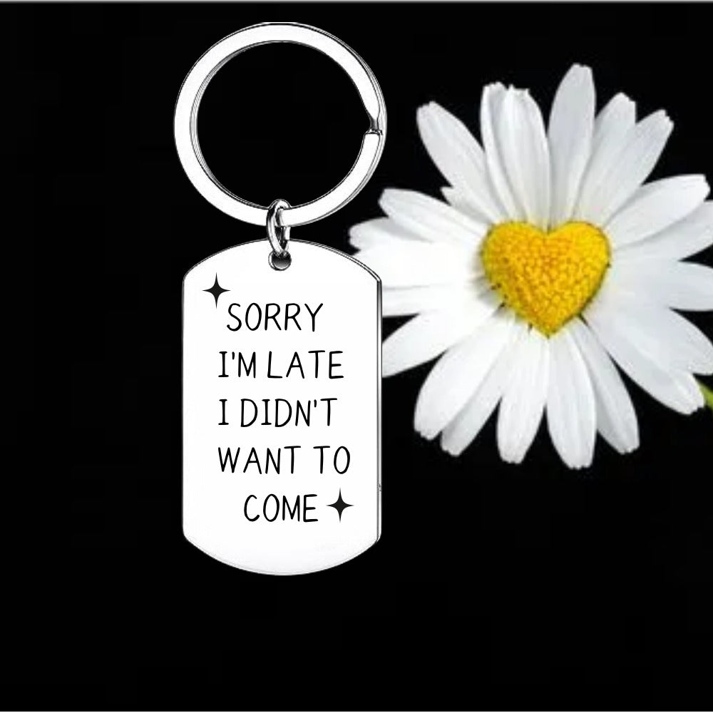 Creative Metal Keychain Funny Birthday Gift